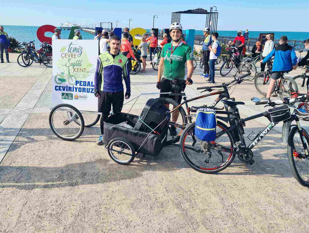 Atakum'da Temiz Çevre İçin Pedalladılar