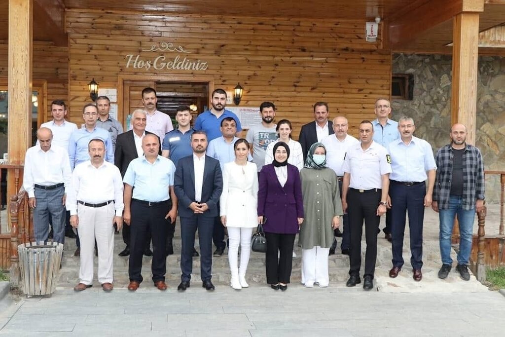 Ayvacık'ta Kaymakam Baka'ya Veda Yemeği