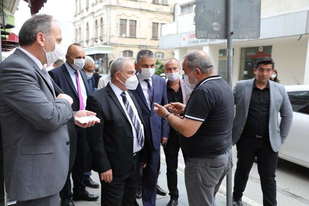 Çiftehamam Esnafına Geçmiş Olsun Ziyareti