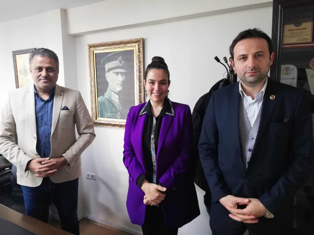 Kalkavan ve Özyar'dan Taziye Ziyareti