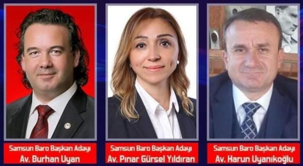 Samsun Barosu'nda 3 Aday Yarışacak
