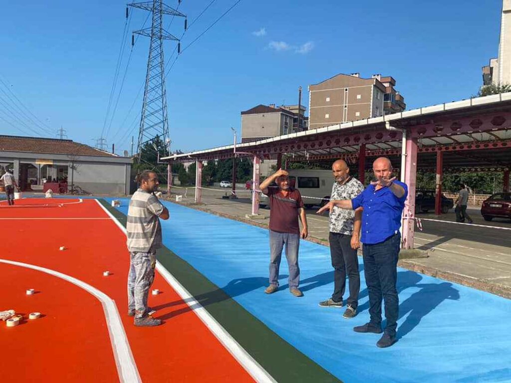 Tekkeköy Mini Spor Kompleksi'ne Paten ve Kaykay Pisti