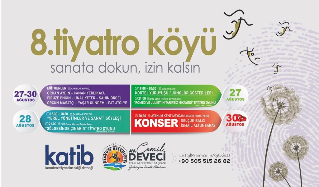 Atakum’da 'Tiyatro Köyü' Buluşması