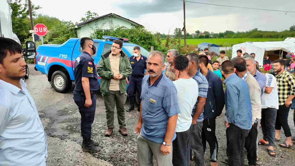 Salıpazarı'nda Mevsimlik İşçilere Sel Uyarısı