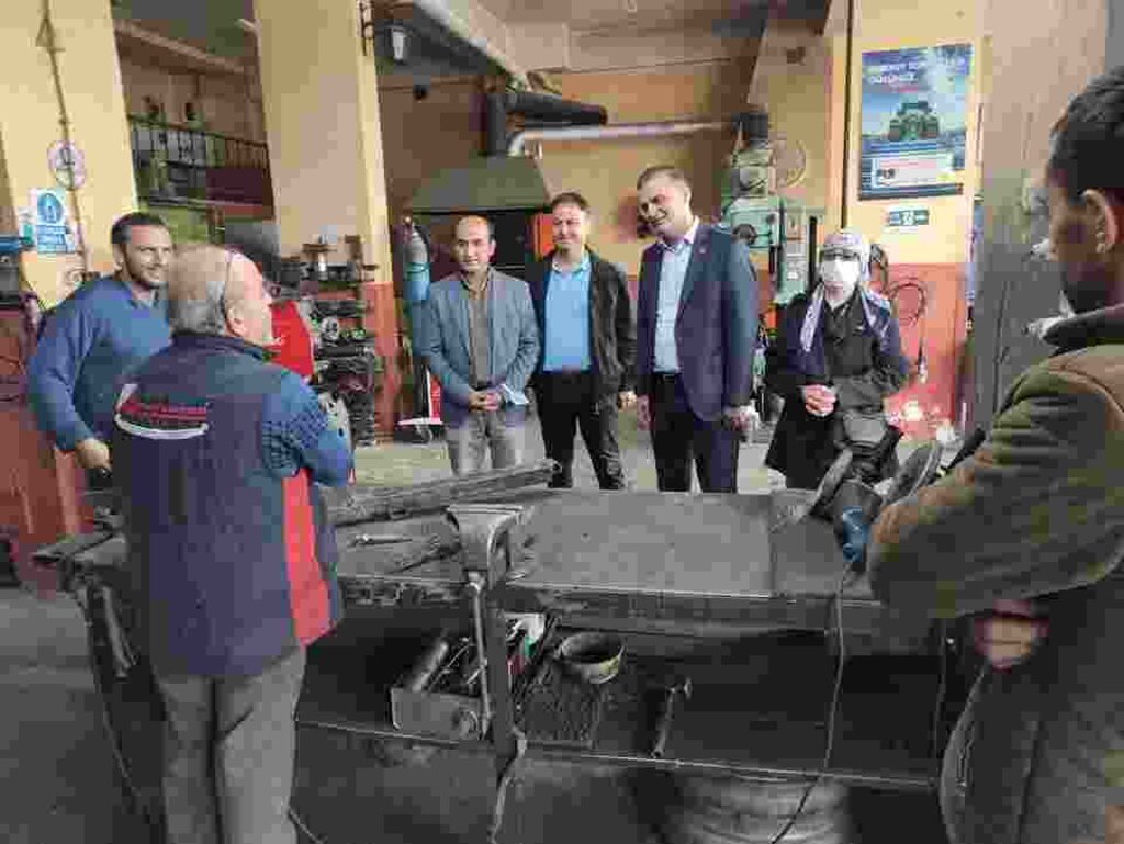 CHP Heyeti Kavak'ta Esnafla Buluştu