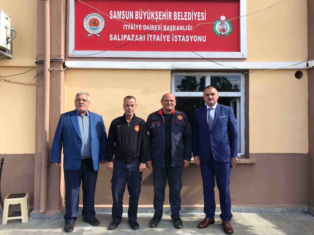 Salıpazarı İtfaiyesini Ziyaret Etti