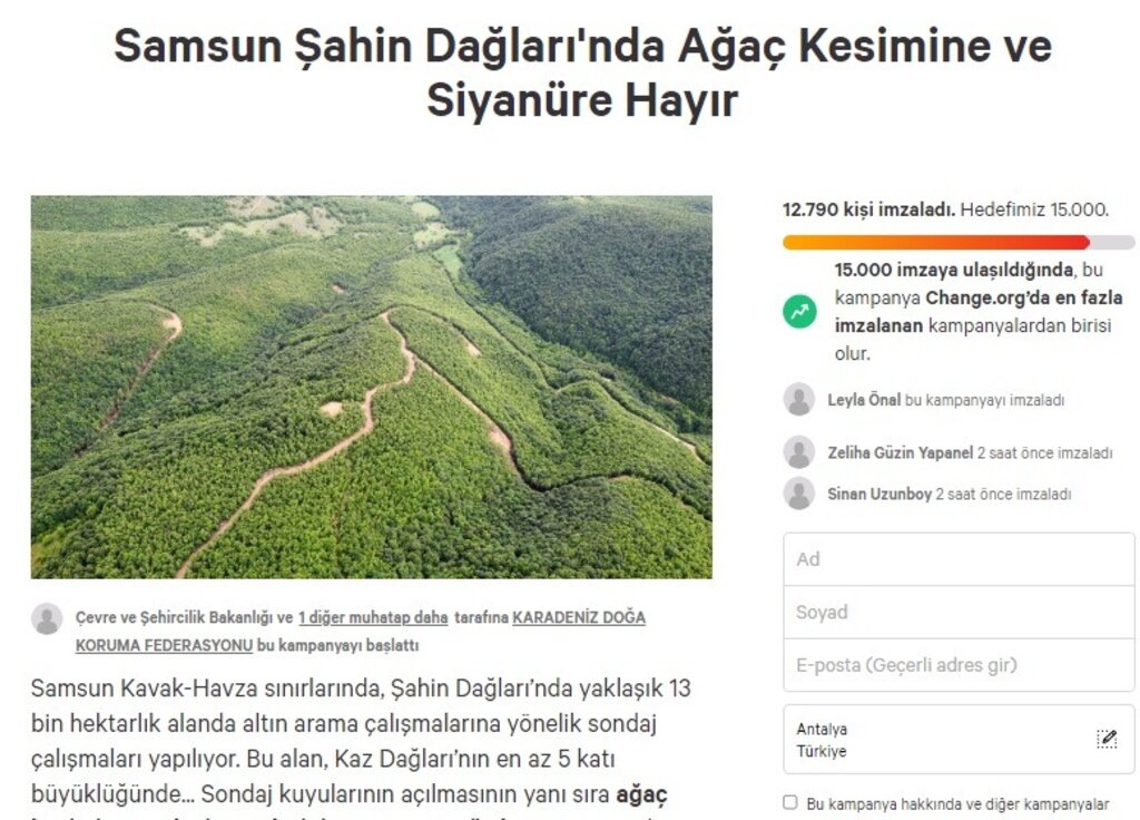 Şahin Dağları'ndaki Doğa Katliamına Tepki Yağıyor
