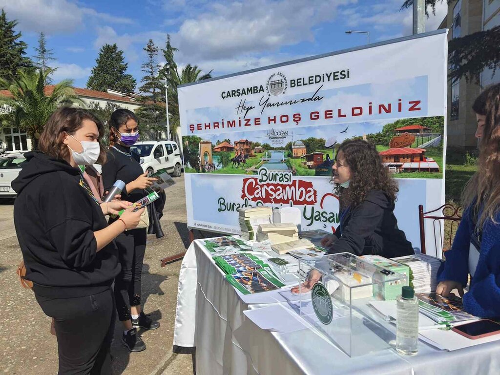 Çarşamba’da Üniversite Öğrencilerine Hoş Geldin Karşılaması