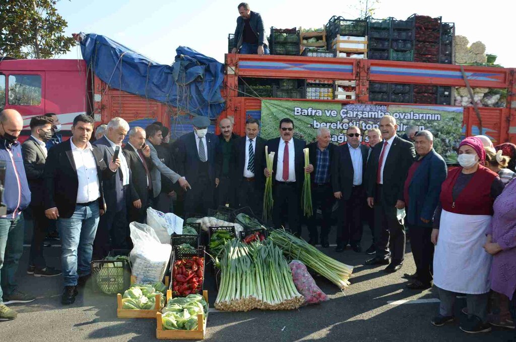 Yenikapı'da Bafra Sebzeleri Sergilendi