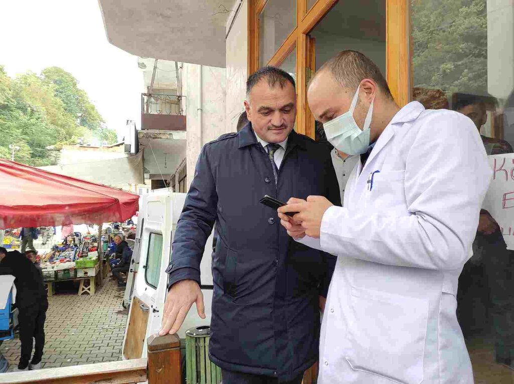 Salıpazarı'nda Aşı Çağrısı