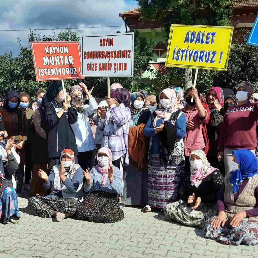 Vezirköprü’de Eylem Yapan Vatandaşlardan Provokasyon Tepkisi
