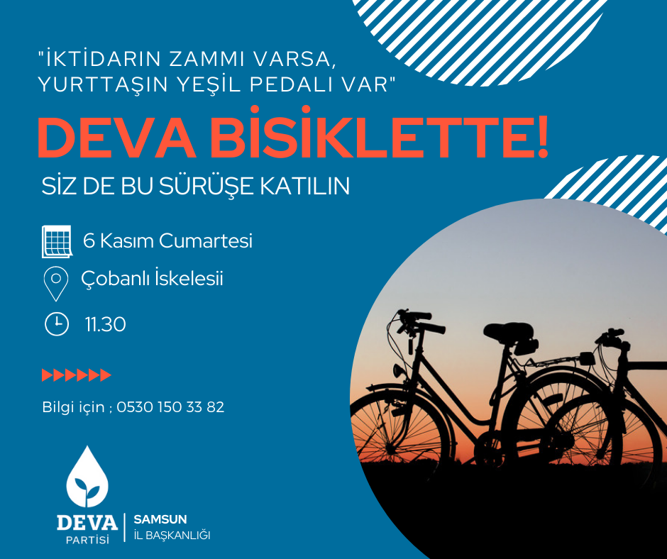 Samsun Deva Bisiklet Sürecek