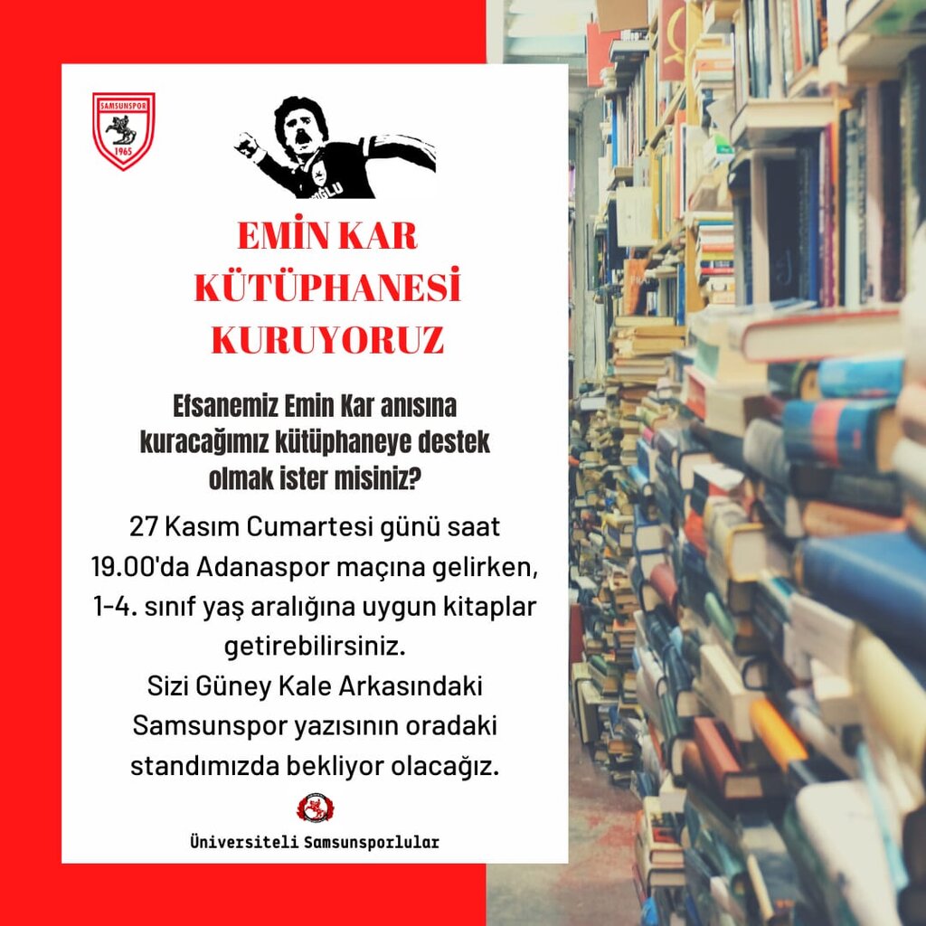 ÜNİSAM 'Emin Kar Kütüphanesi' Kuruyor