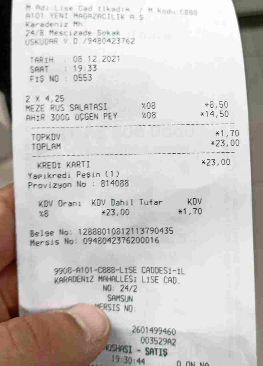 Samsun'da Etiket Oyunu Belgelendi