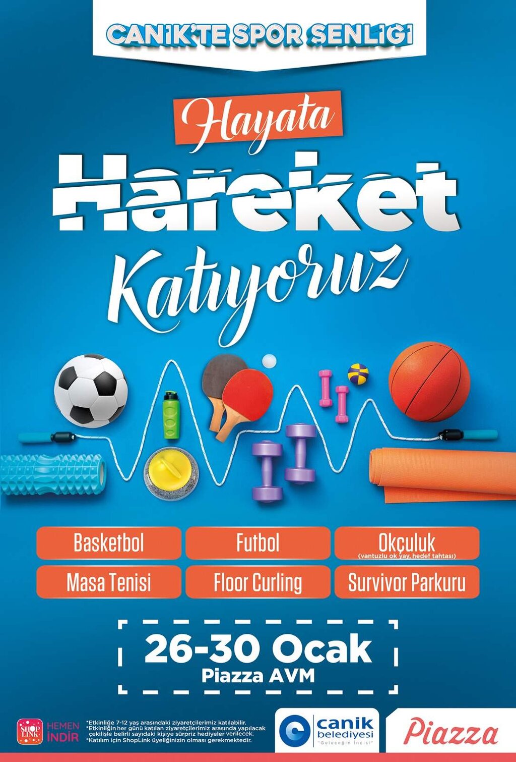 Canik’te Öğrenciler Tatilde Spora ve Eğlenceye Doyacak