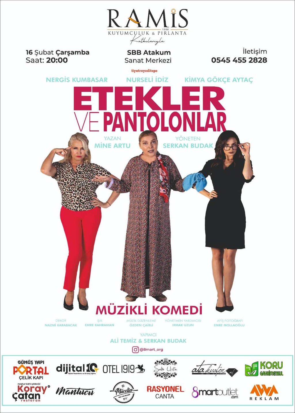 Etekler ve Pantolonlar Oyunu Samsun'a Geliyor