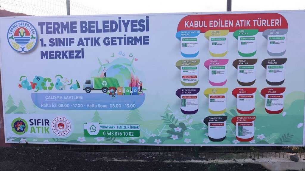 Terme Atık Getirme Merkezi İçin Bakanlık Onayı