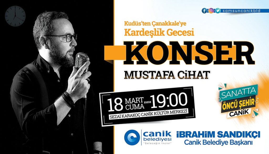 Canik'ten 18 Mart Konseri
