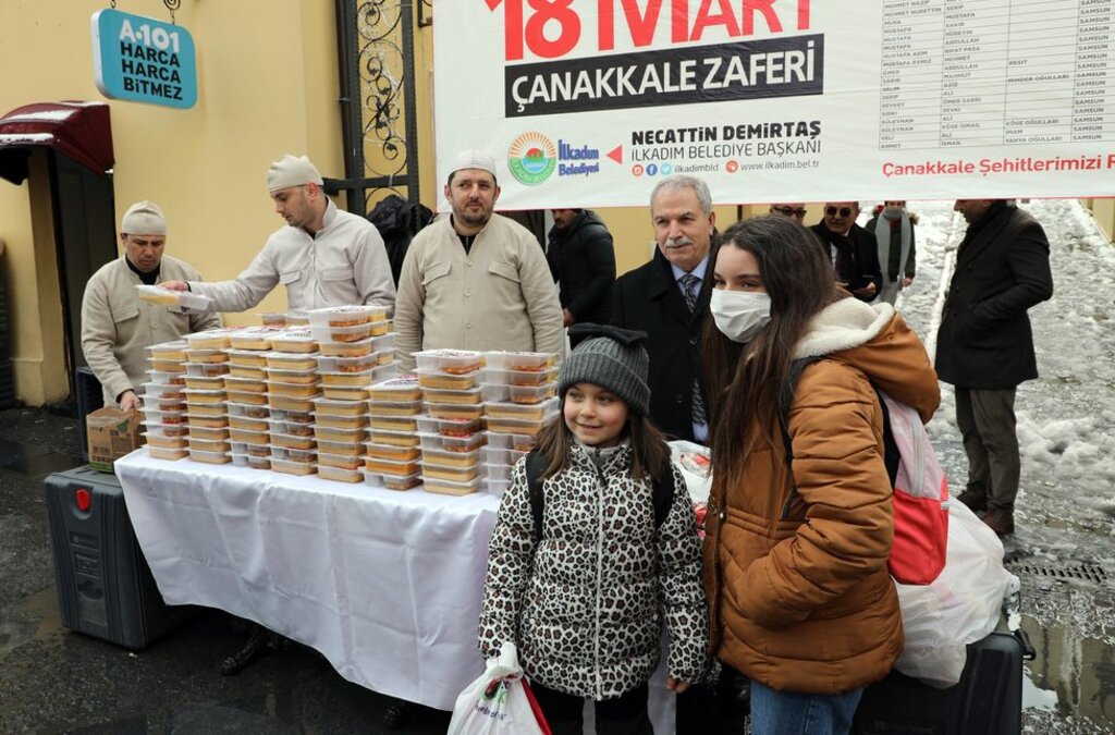 İlkadım’da Çanakkale Savaşı Menüsünü İkram Edildi