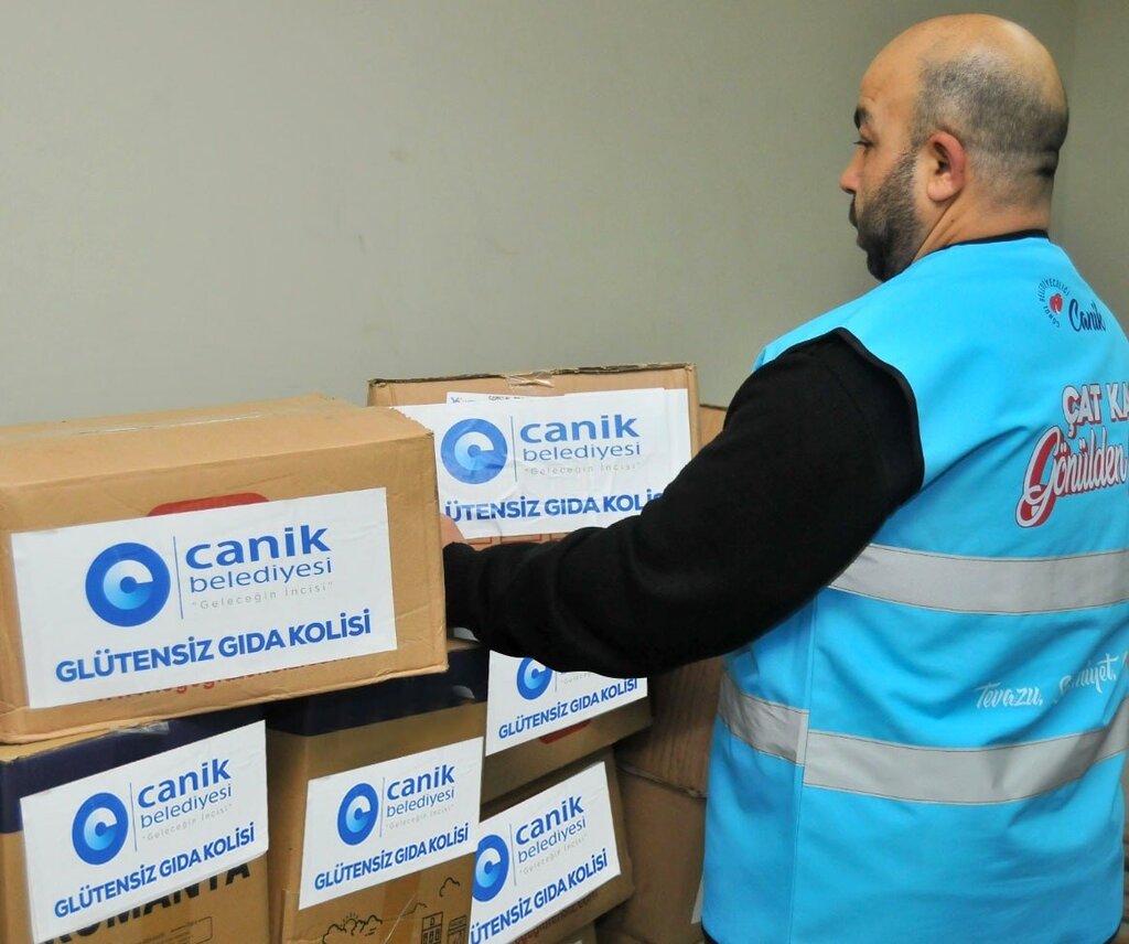 Canik’te Çölyak Hastalarına Gıda Desteği