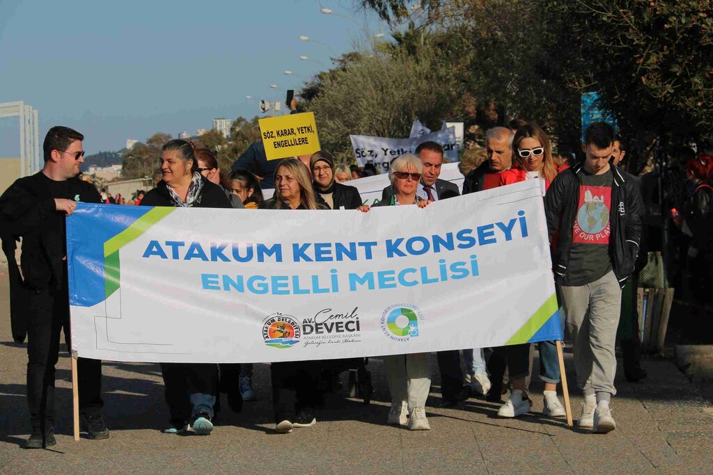 Atakum Sahilinde Engelli Dayanışması