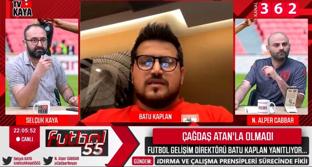 Batu Kaplan’dan Futbol 55’e Özel Açıklamalar