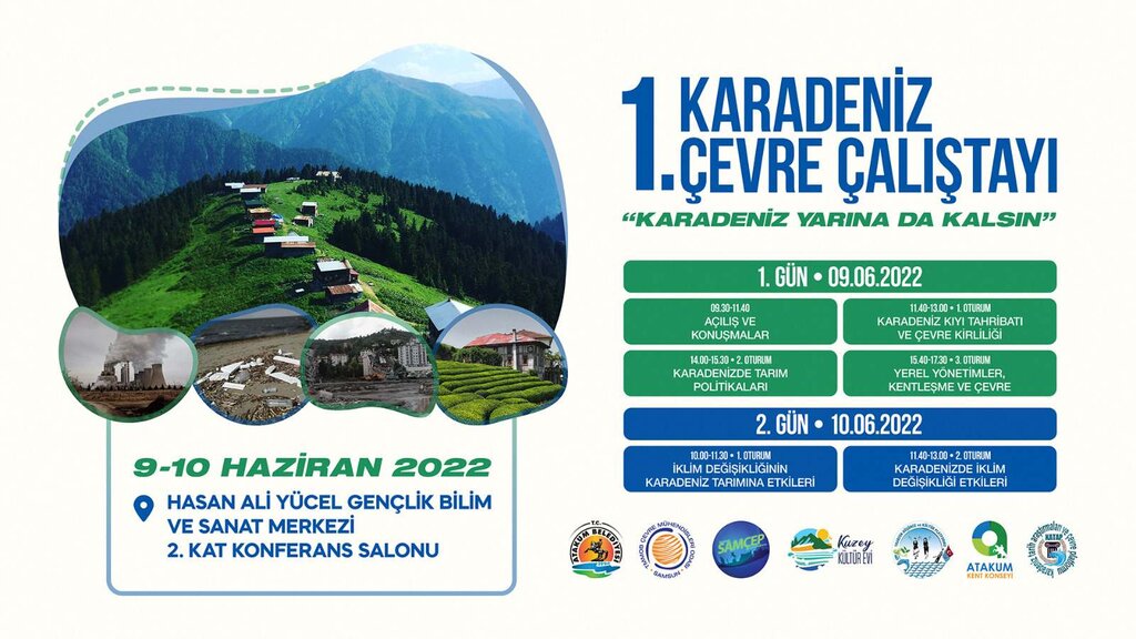 Atakum Belediyesi’nden 1.Karadeniz Çevre Çalıştayı