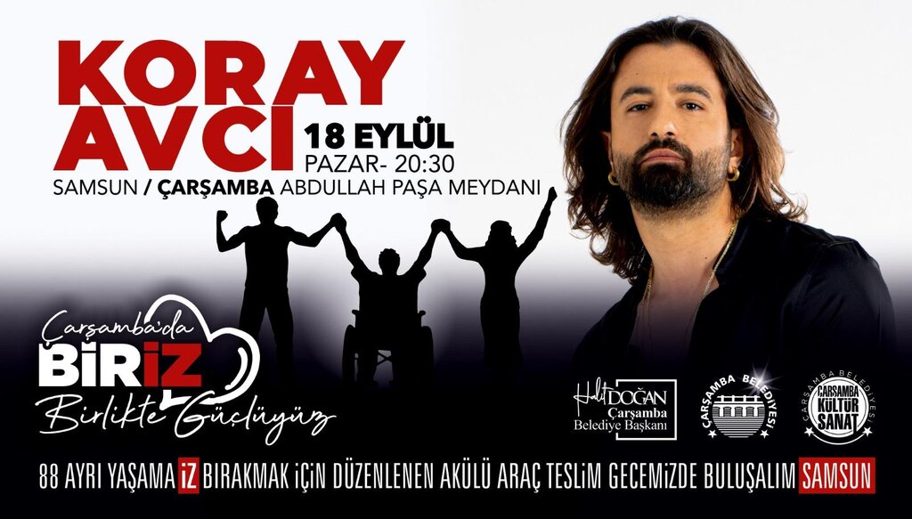 Çarşamba’da Koray Avcı İle “Biriz” Konseri