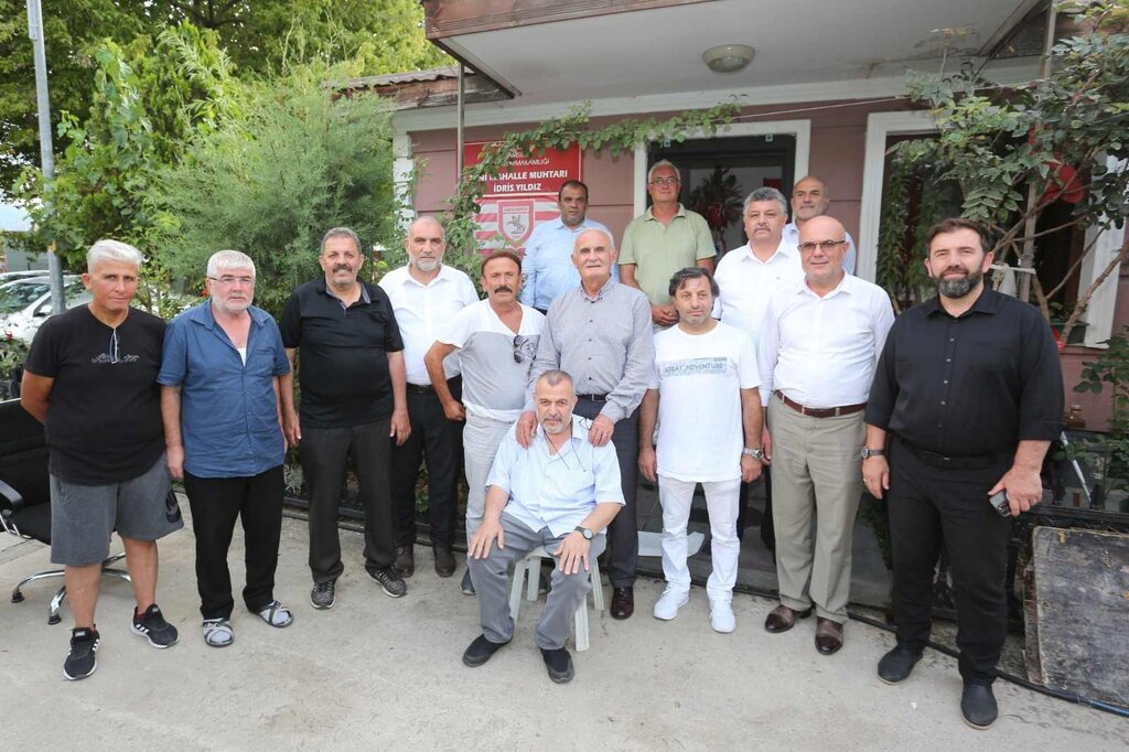 Canik’te Muhtarlarla Buluştular