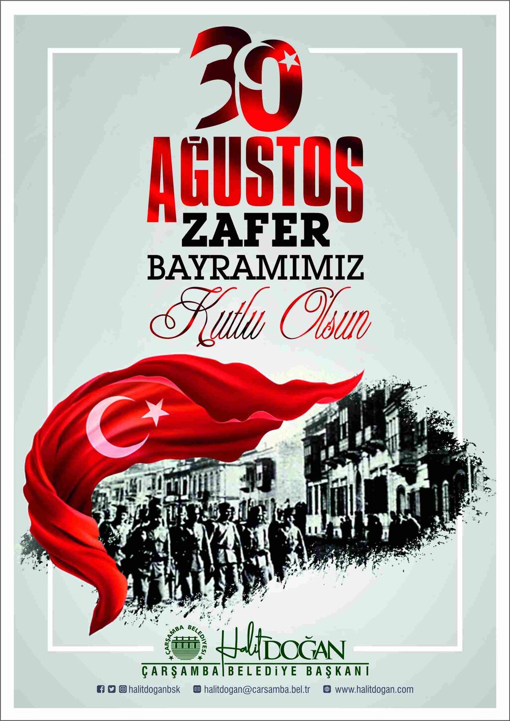 Çarşamba Belediyesi 30 Ağustos Zafer Bayramı