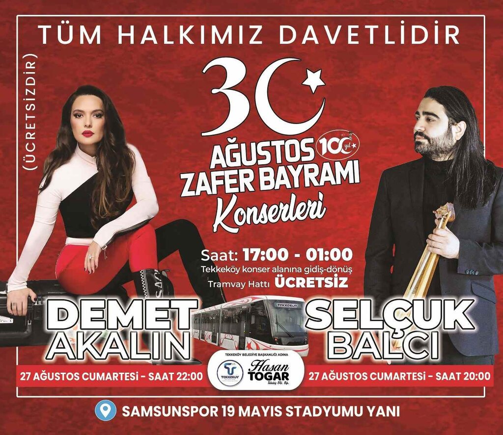 Samsunlular Dikkat! Tekkeköy’e Tramvay Ücretsiz