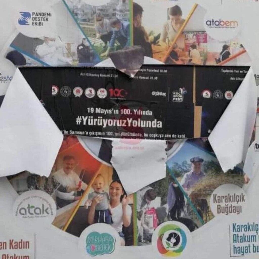 Atakum'da Zafer Haftası'nda ATA'ya Çirkin Saldırı