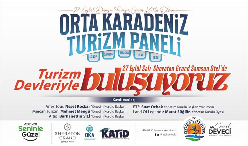 Atakum'da Orta Karadeniz Turizm Paneli