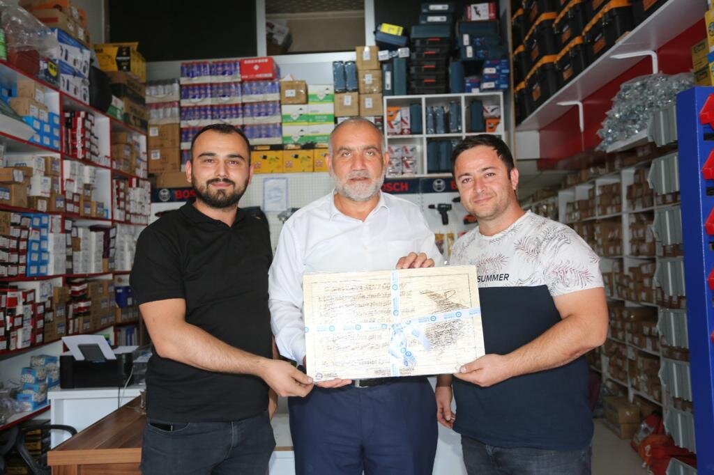 Canikli Esnaflara Açılış Desteği