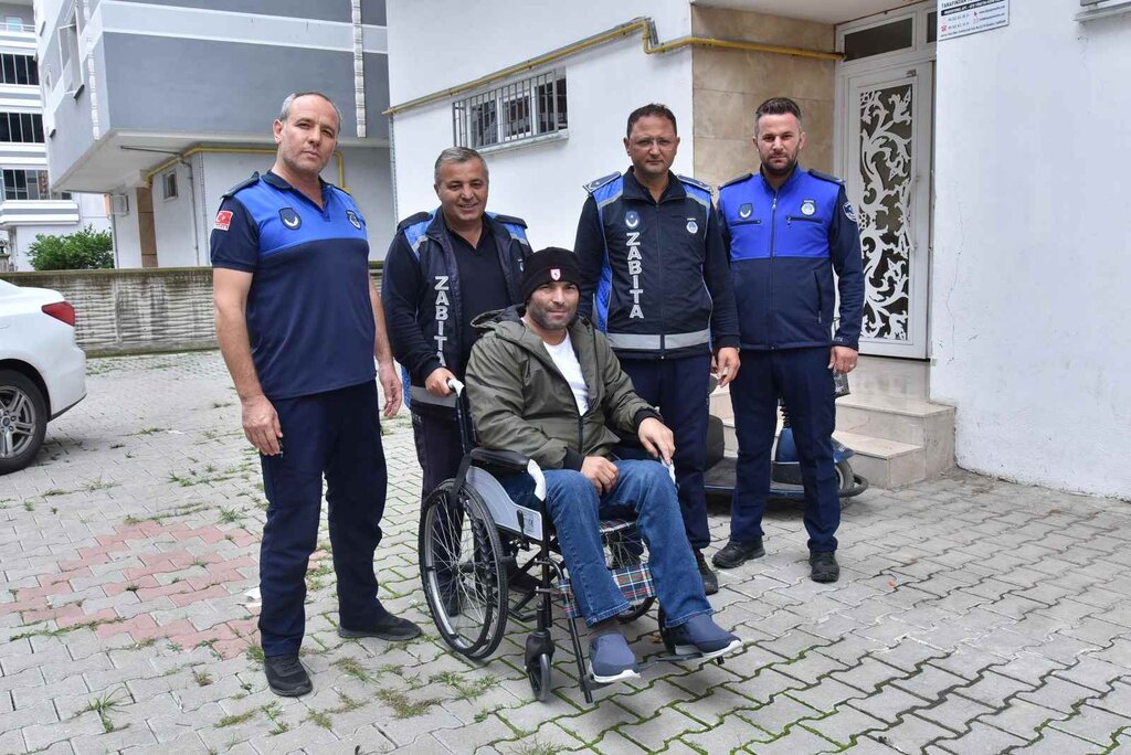 Tekkeköy’de Zabıtadan Örnek Davranış