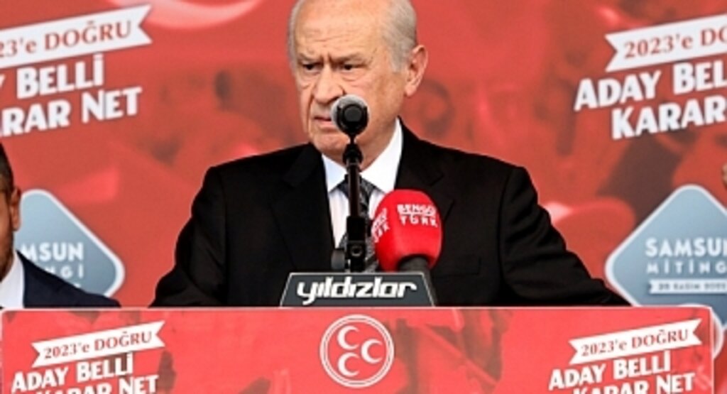 MHP Genel Başkanı Devlet Bahçeli, Samsun'dan Mesajlar Verdi