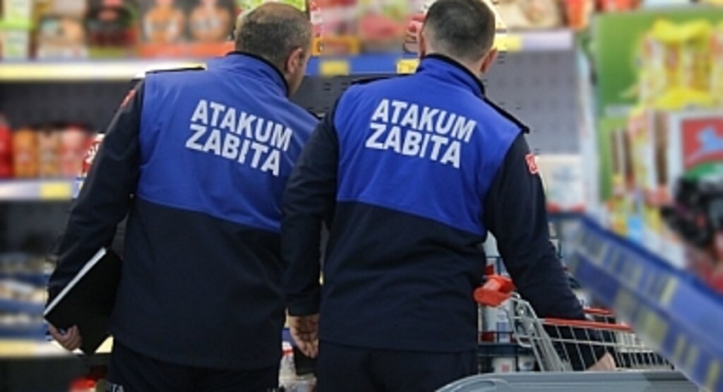 Atakum Zabıtası’ndan Zincir Market Denetimi