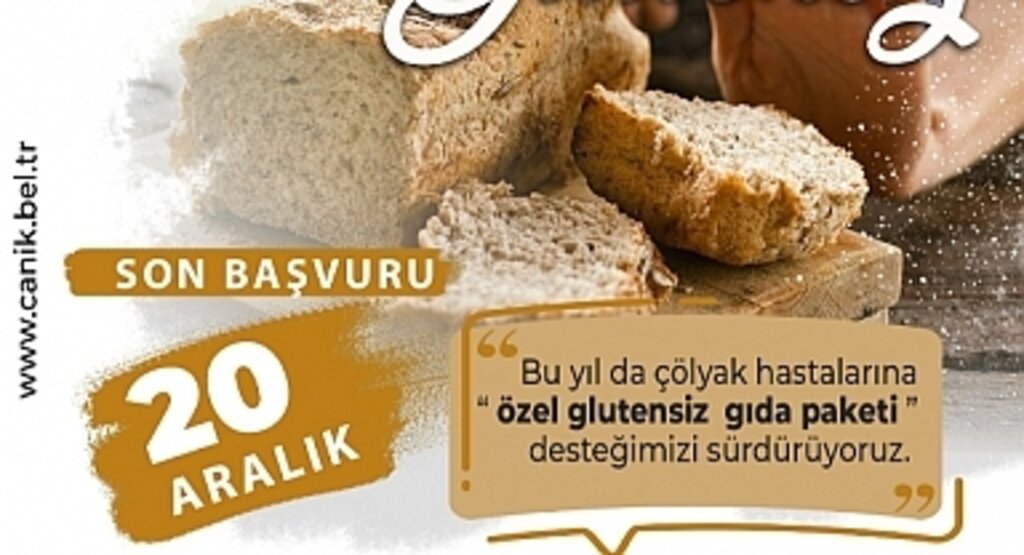 Canik Belediyesi’nden Glütensiz Gıda Desteği