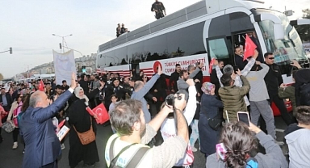Canik’te Cumhurbaşkanı Erdoğan’a Sevgi Seli