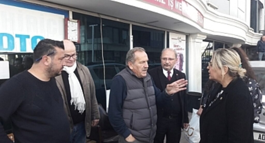 CHP'liler Mağdur Esnafı Dinledi