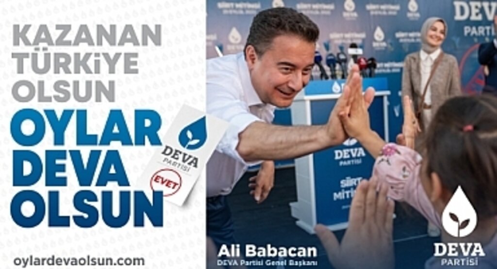 DEVA Partisi Bilboard İstedi SBB'den 'Yer Yok' Denildi
