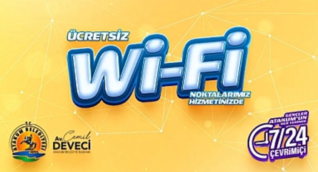 Atakum Belediyesi’nden Ücretsiz İnternet Hizmeti