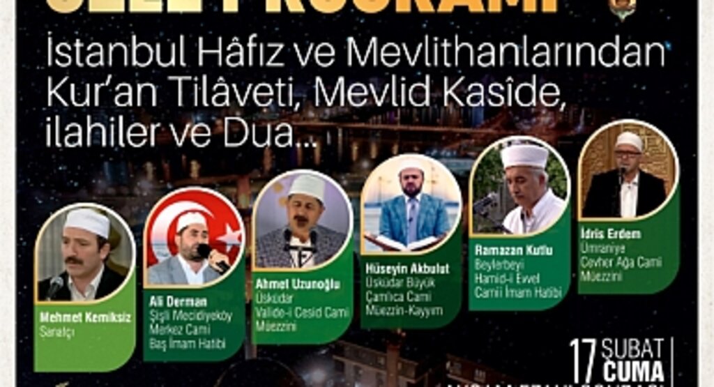 Çarşamba’da Depremzedeler İçin Miraç Kandili Özel Programı
