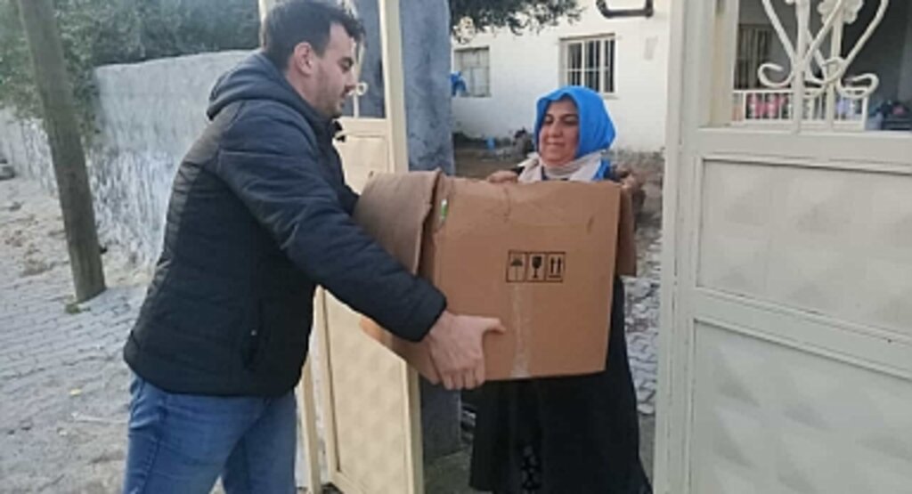 Deprem Bölgesinden Atakum’a Teşekkür