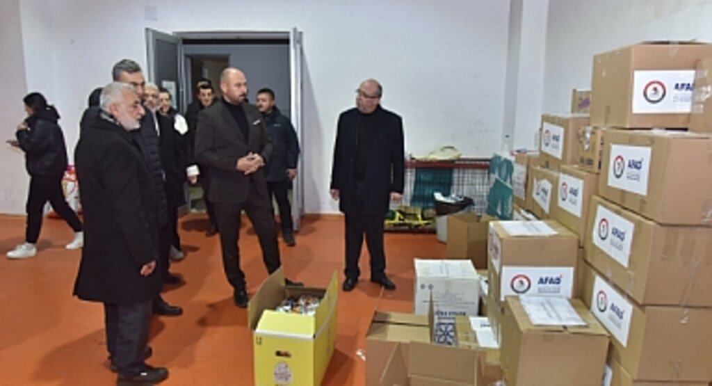 Tekkeköy'de Yardım Koordinasyon Merkezi Kuruldu