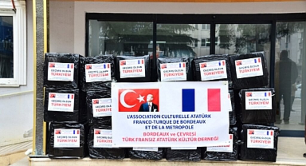 Terme'de Fransa'daki Gurbetçiler Yaraya Merhem Oldu