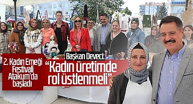 2. Kadın Emeği Festivali Atakum'da Başladı