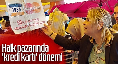 Atakum Halk Pazarında Kredi Kartı Dönemi