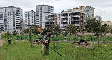 Atakum Parklarında Bahar Temizliği
