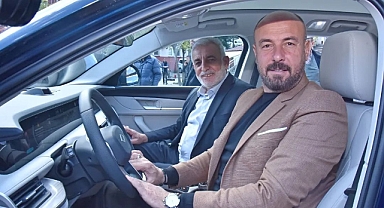 Başkan Hasan Togar TOGG'un Direksiyonuna Geçti